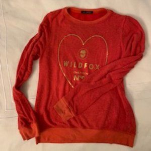 Wildfox heart sweatshirt